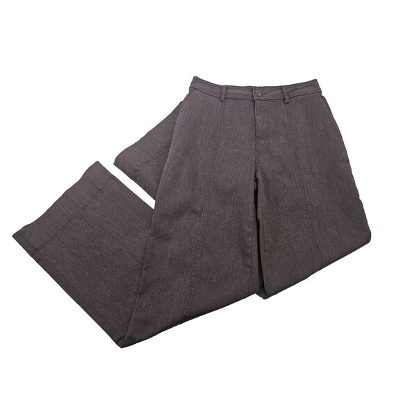 ALK Women's 4 Bagatelle Wide Leg High Rise Center Seam Trousers Pants Slacks EUC - Picture 1 of 8
